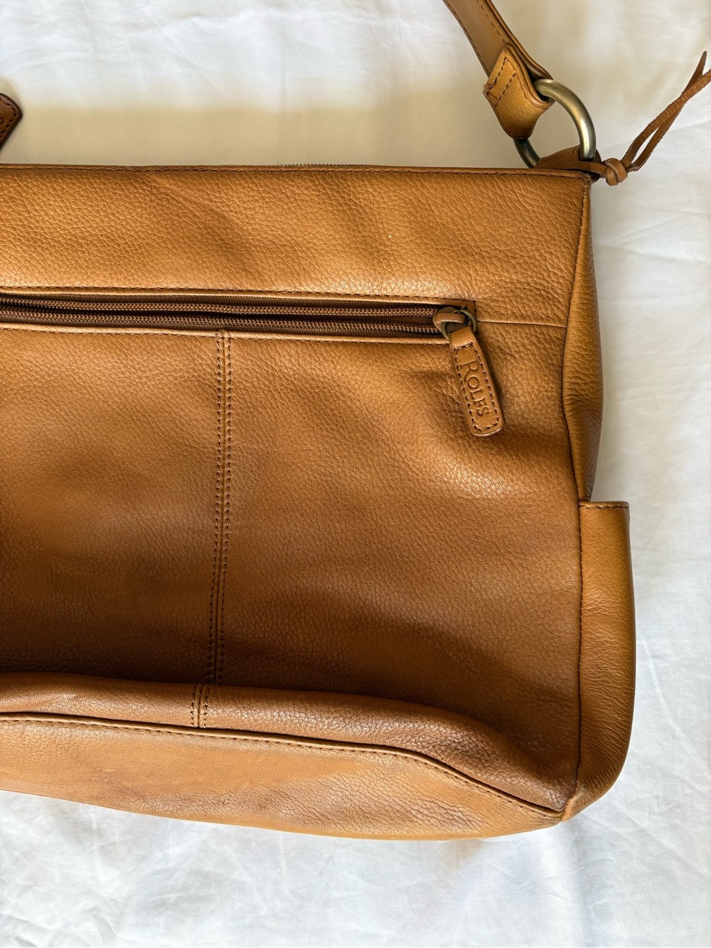 Rolfs Tan Leather Purse